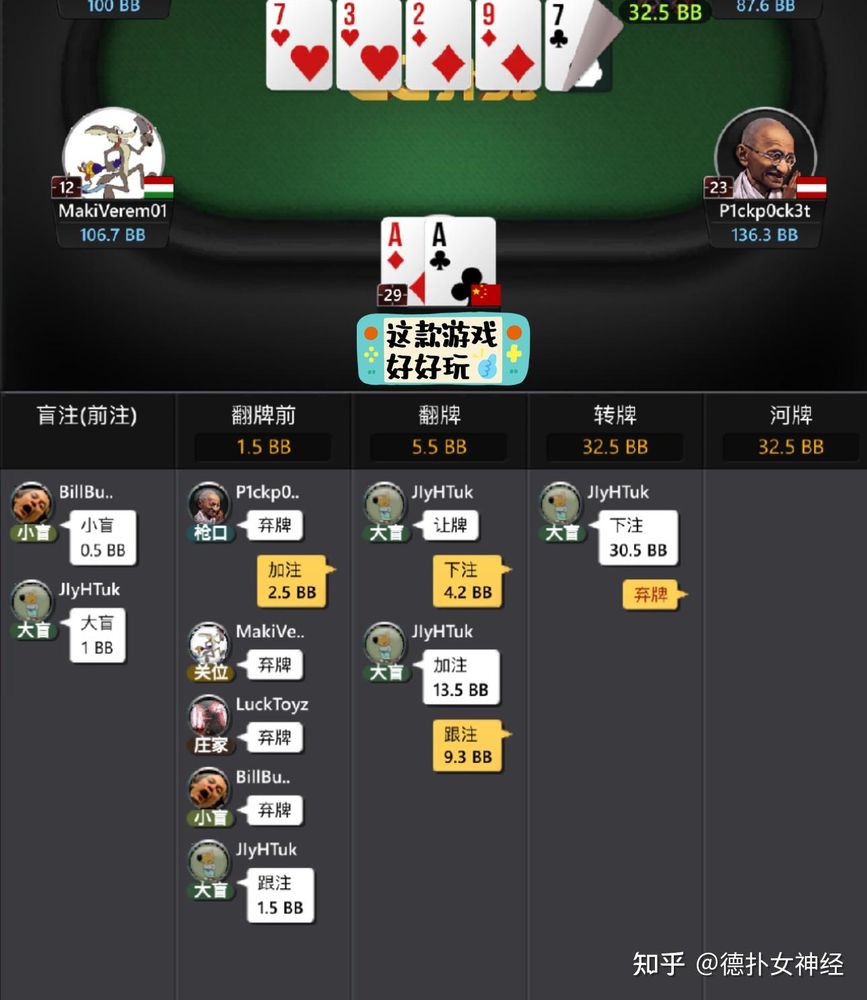 HHpoker app官方版手机界面截图-德州扑克对局
